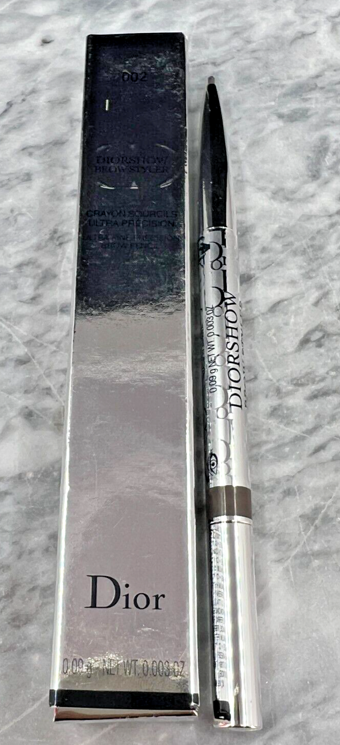 Diorshow Brow Styler Ultra Fine Brow Pencil-0.003oz -002 Dark Brown (NIB)