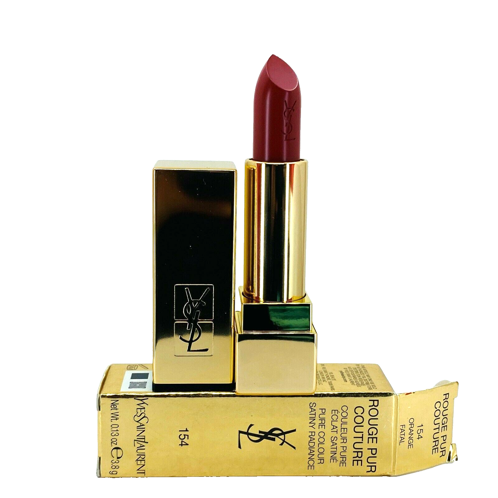 Yves Saint Laurent Rouge Pur Couture Satiny Radiance  #154 -  0.13oz - NIB