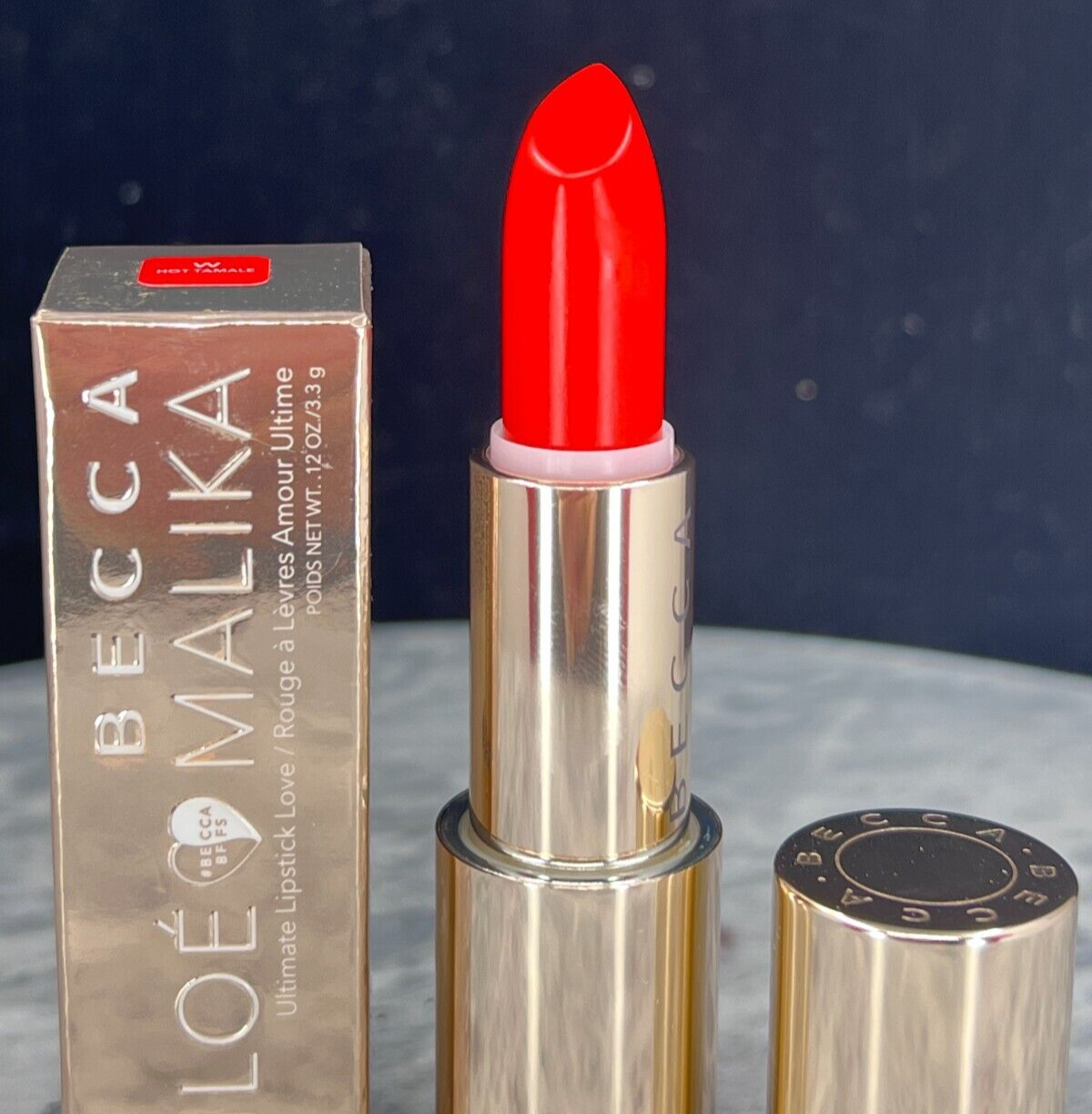 Becca Khloe & Malika Ultimate Lipstick Love #W Hot Tamale - 0.12oz - NIB