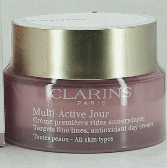 Clarins Multi Active Jour Day Cream All Skin Types - 1.6oz - BOXLESS