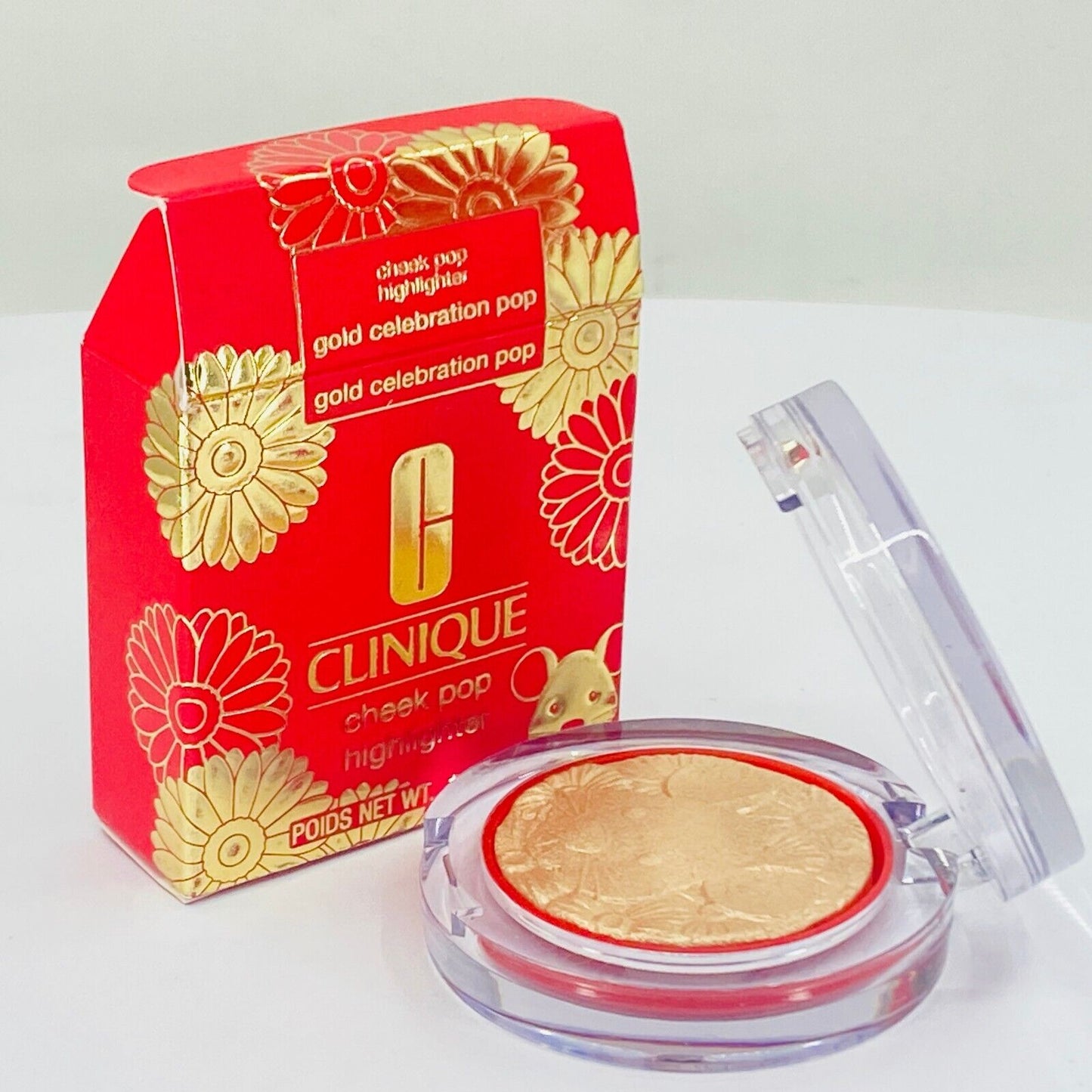 CLINIQUE  Cheek Pop CHINESE NEW YEAR RAT HIGHLIGHTER #Gold Celebration Pop - NIB