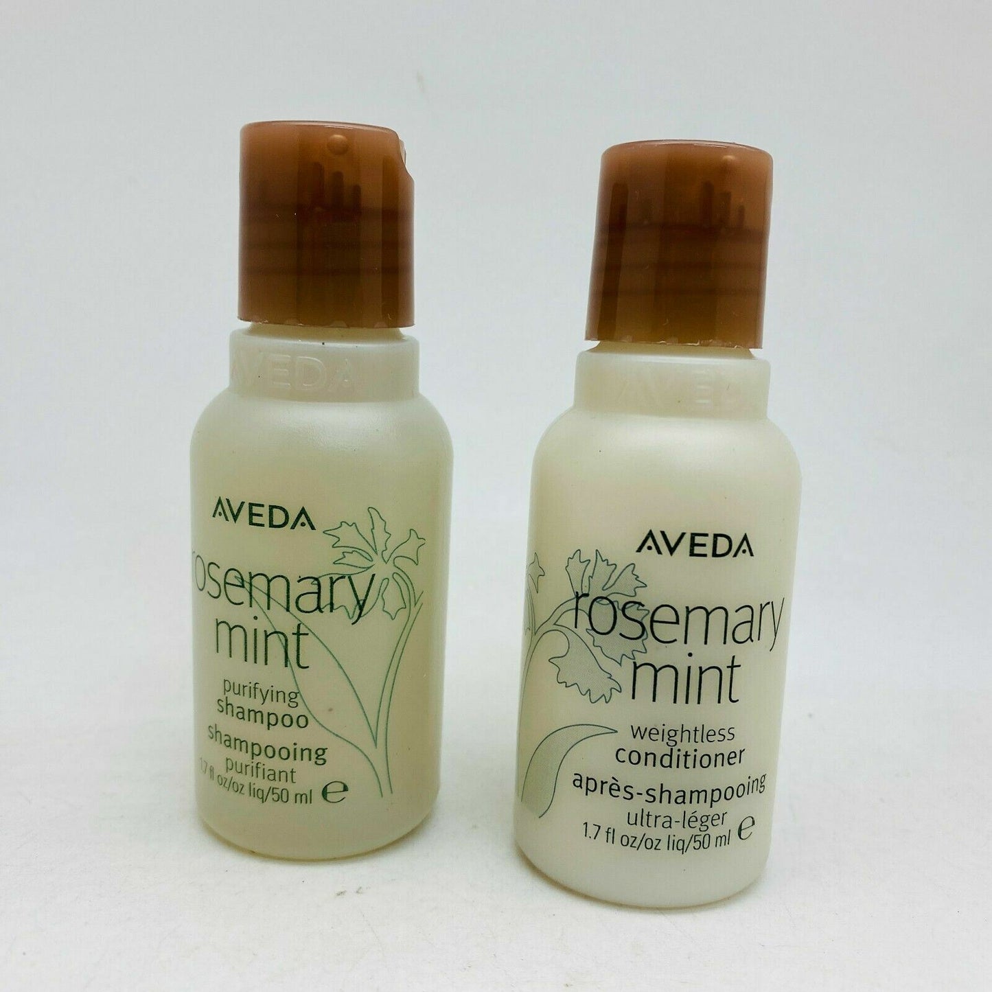 Aveda Rosemary Mint Shampoo + Conditioner Mini Duo - BOXLESS