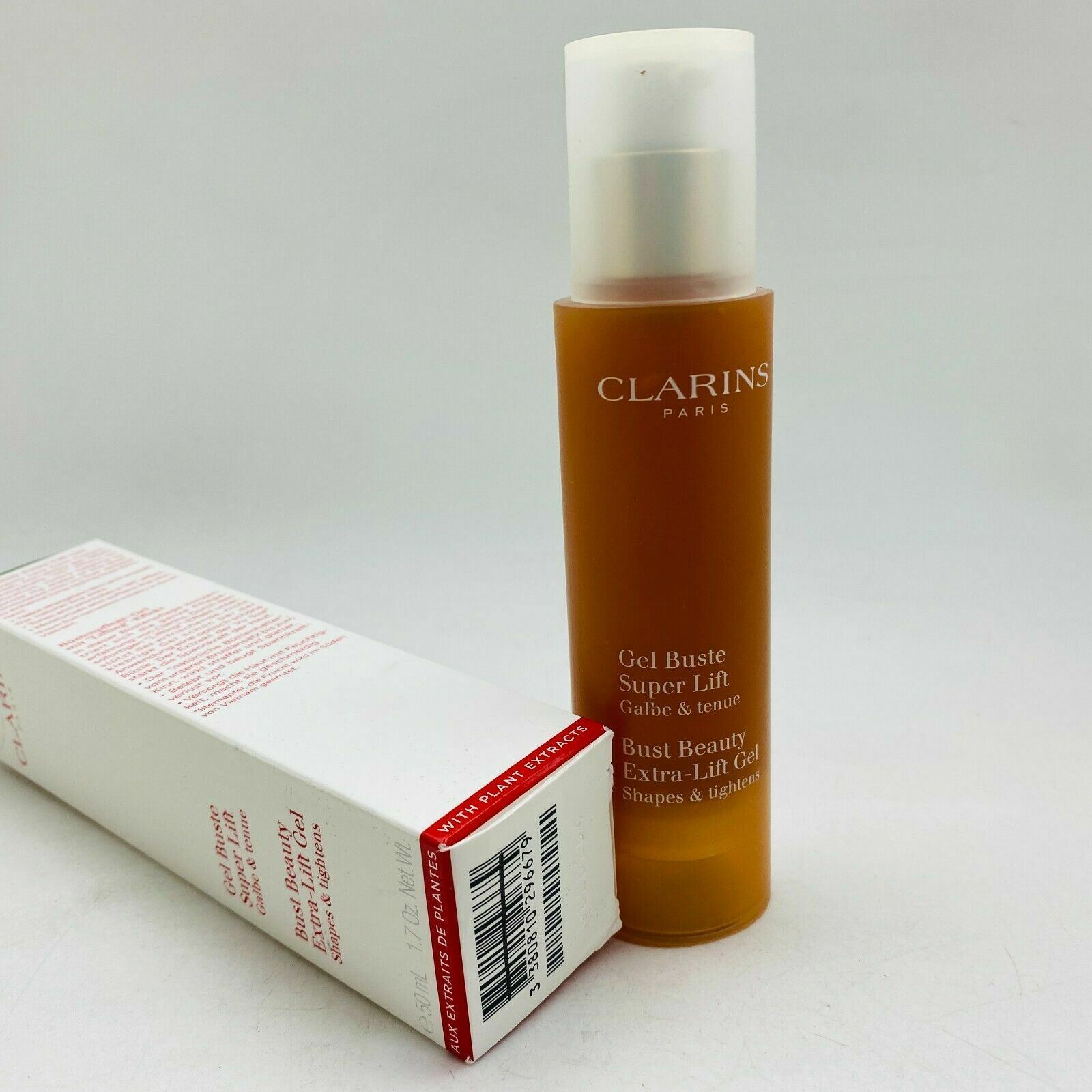 CLARINS BUST BEAUTY EXTRA LIFT GEL SHAPES & TIGHTENS - 1.7OZ /50mL - NIB