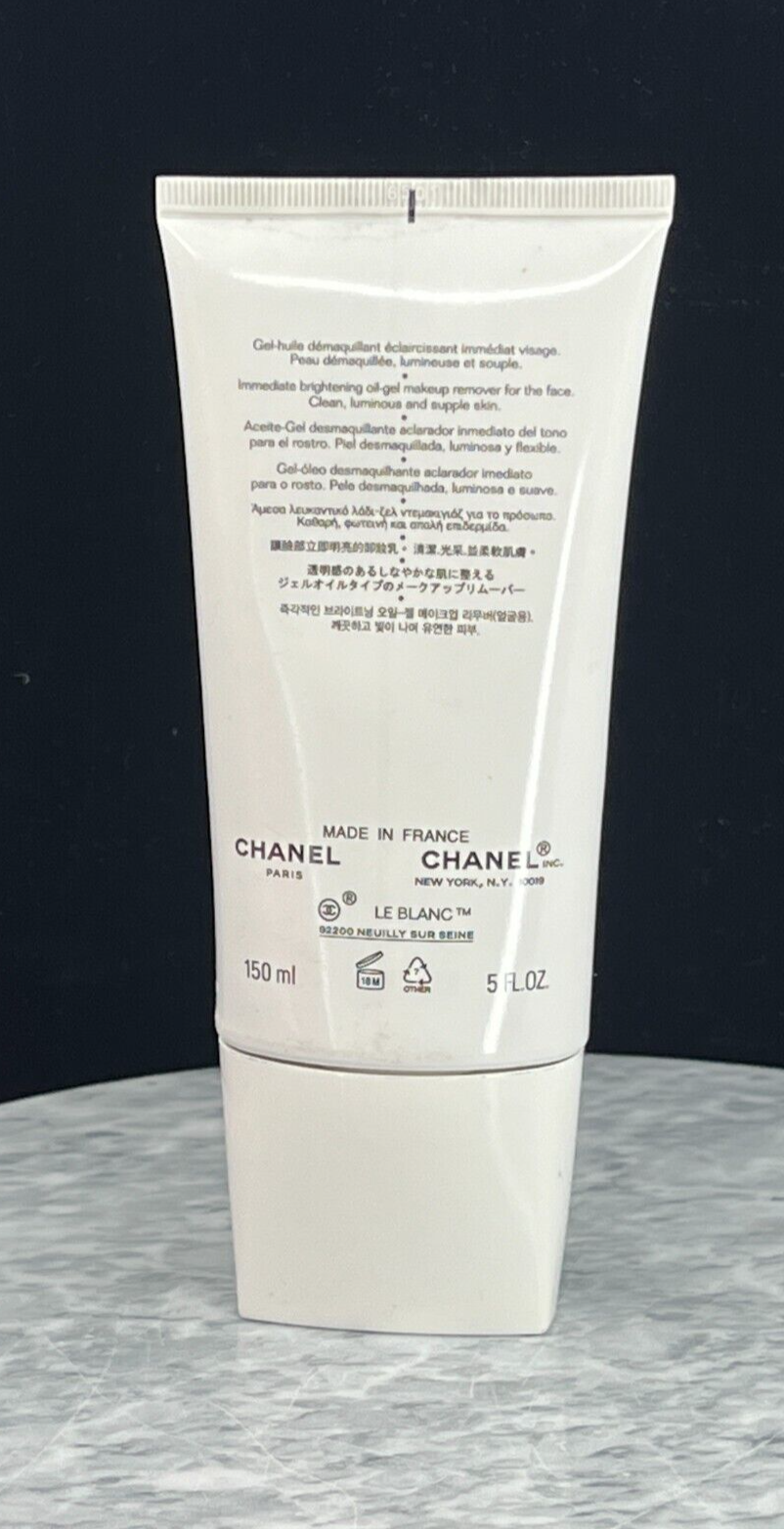 Chanel Le Blanc Oil Gel Makeup Remover 5 oz- (New)-Discontinued