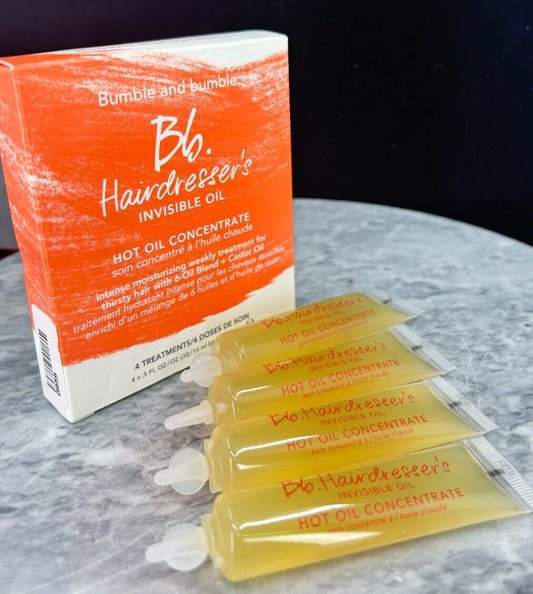 Bumble and Bumble Hairdresser's Invisible Oil Hot Oil Concentrate 4 Treatments