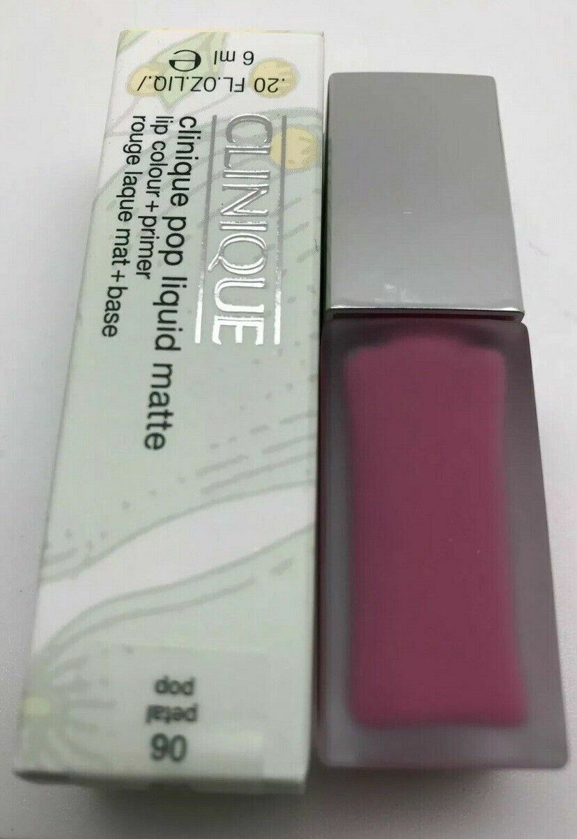 CLINIQUE Pop Liquid Matte ~ Lip Colour + Primer (CHOOSE SHADE) 0.20oz/6ml NIB