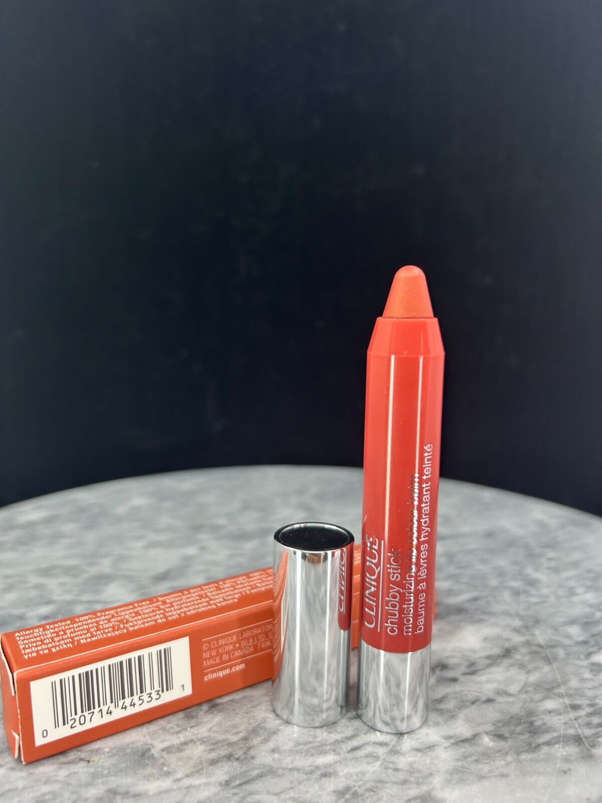 Clinique CHUBBY STICK Moisturizing Lip Color Balm #04 MEGA MELON - 0.10oz - NIB