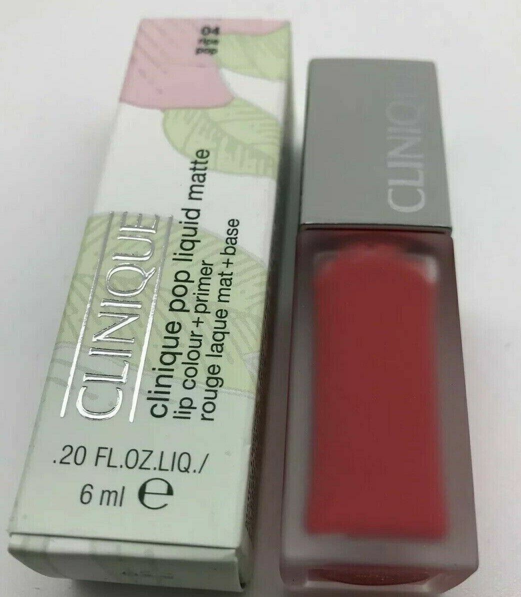 CLINIQUE Pop Liquid Matte ~ Lip Colour + Primer (CHOOSE SHADE) 0.20oz/6ml NIB