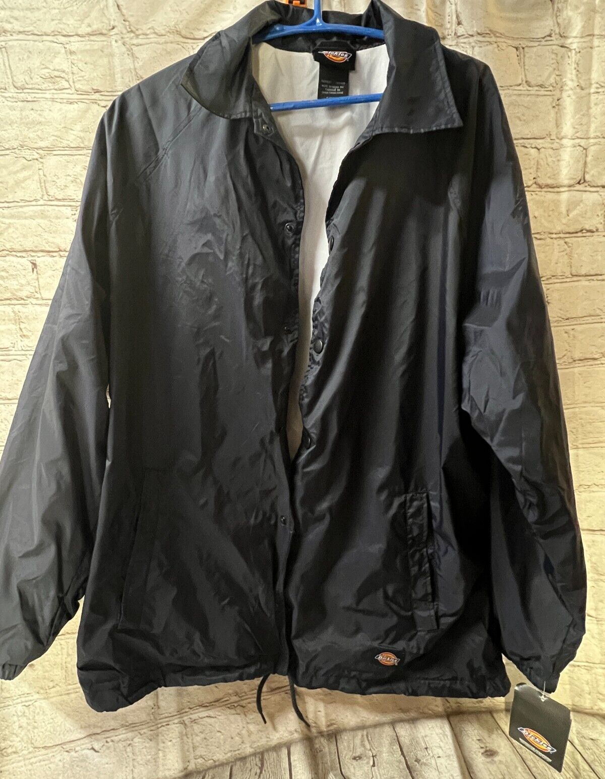 Dickies Men's 76242 Snap Front Windbreaker Water Resistant Jacket- (New)