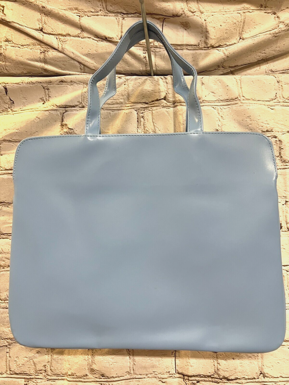 Clinique Light Blue & brown colored tote bag- (New)