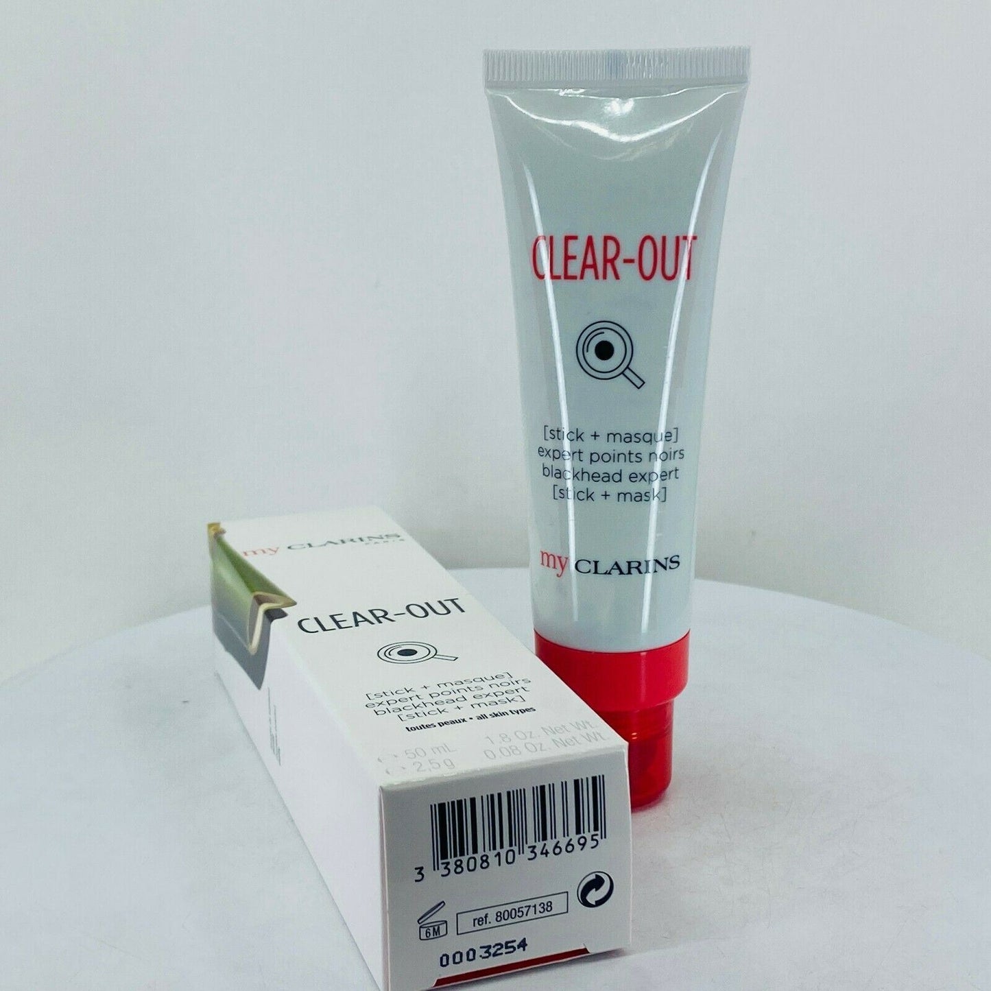 Clarins My Clarins Clear-Out Blackhead Expert Stick + Mask All Skin -1.8 oz- NIB