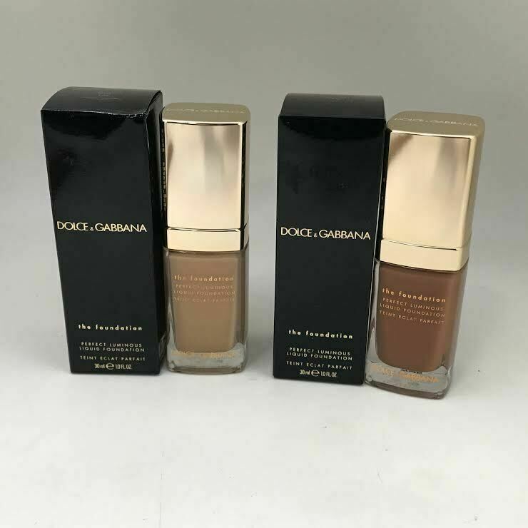 DOLCE & GABBANA Perfect Luminous Liquid Foundation 1oz ~ CHOOSE SHADE ~ NIB RARE