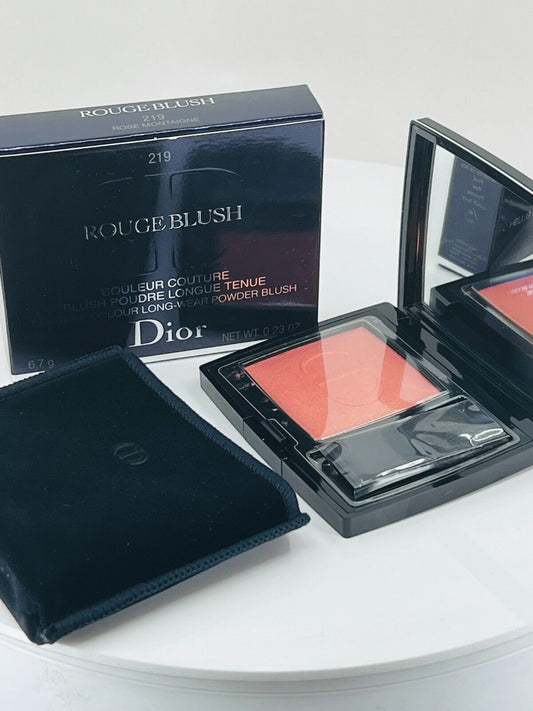 Christian Dior Rouge Blush Long Wear Powder Blush 219Rose Montaigne 0.23oz (NIB)