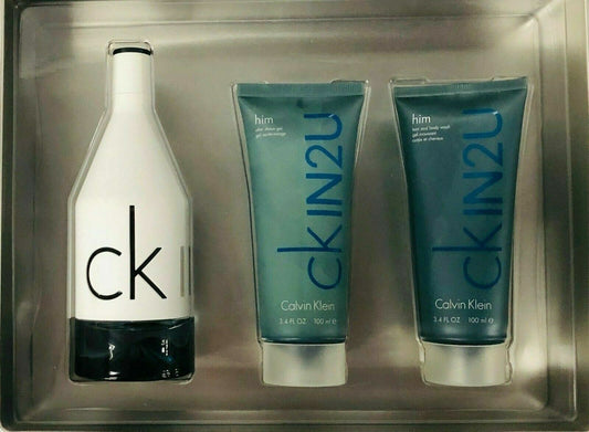 ckin2u 3 pcs gift sets by Calvin Klein for men~ each items weighing 3.4 fl. oz