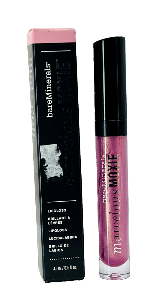 BAREMINERALS Marvelous Moxie Lipgloss #RINGLEADER ~ 0.15oz ~ NEW IN BOX ~ RARE