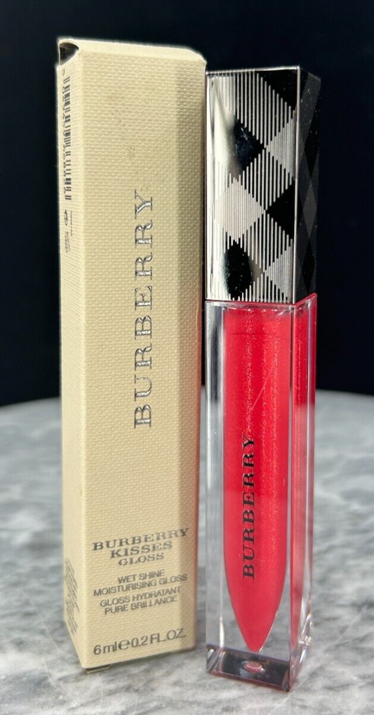 BURBERRY Kisses Gloss moisturizing gloss #Vermillion No. 81  - 0.2fl oz