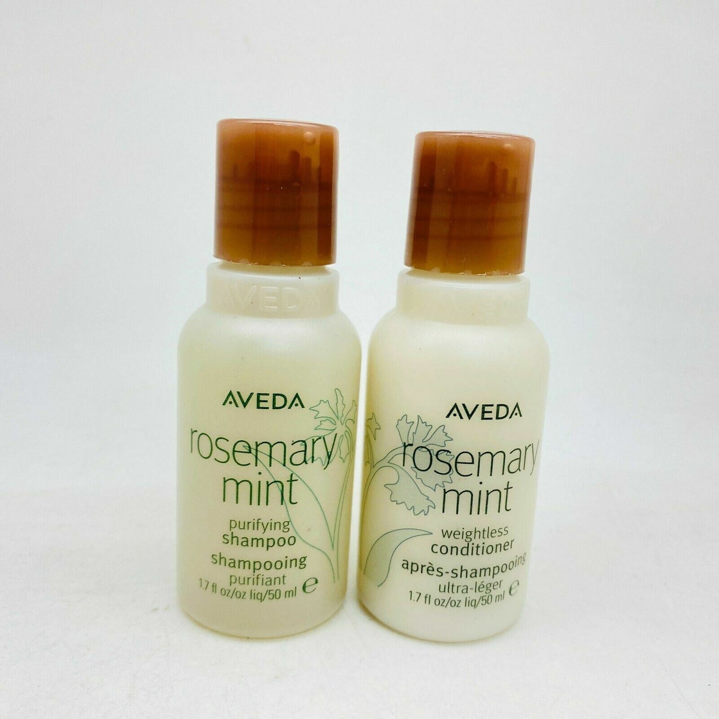 Aveda Rosemary Mint Shampoo + Conditioner Mini Duo - BOXLESS