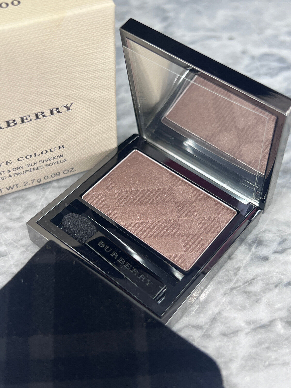 Burberry Eye Colour Wet & Dry Silk Shadow #Midnight Brown-2.7g (NIB)