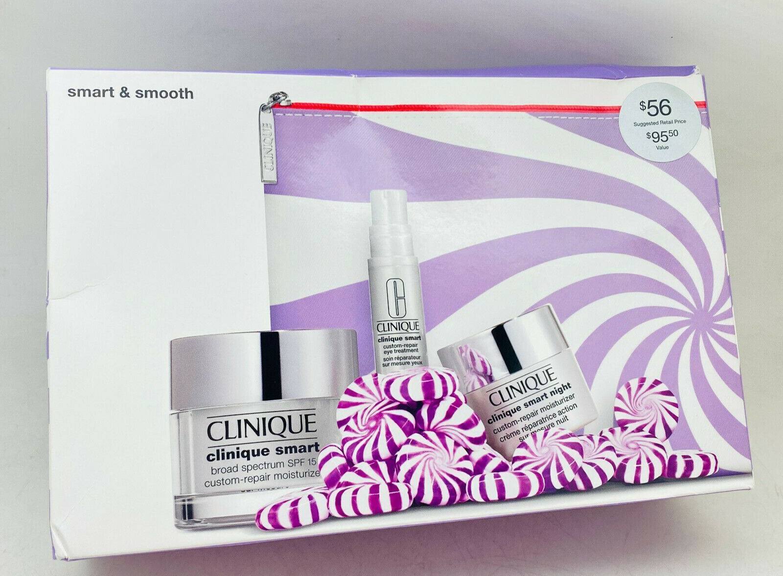 Clinique 4-Pc. Smart & Smooth Skincare Set - NIB