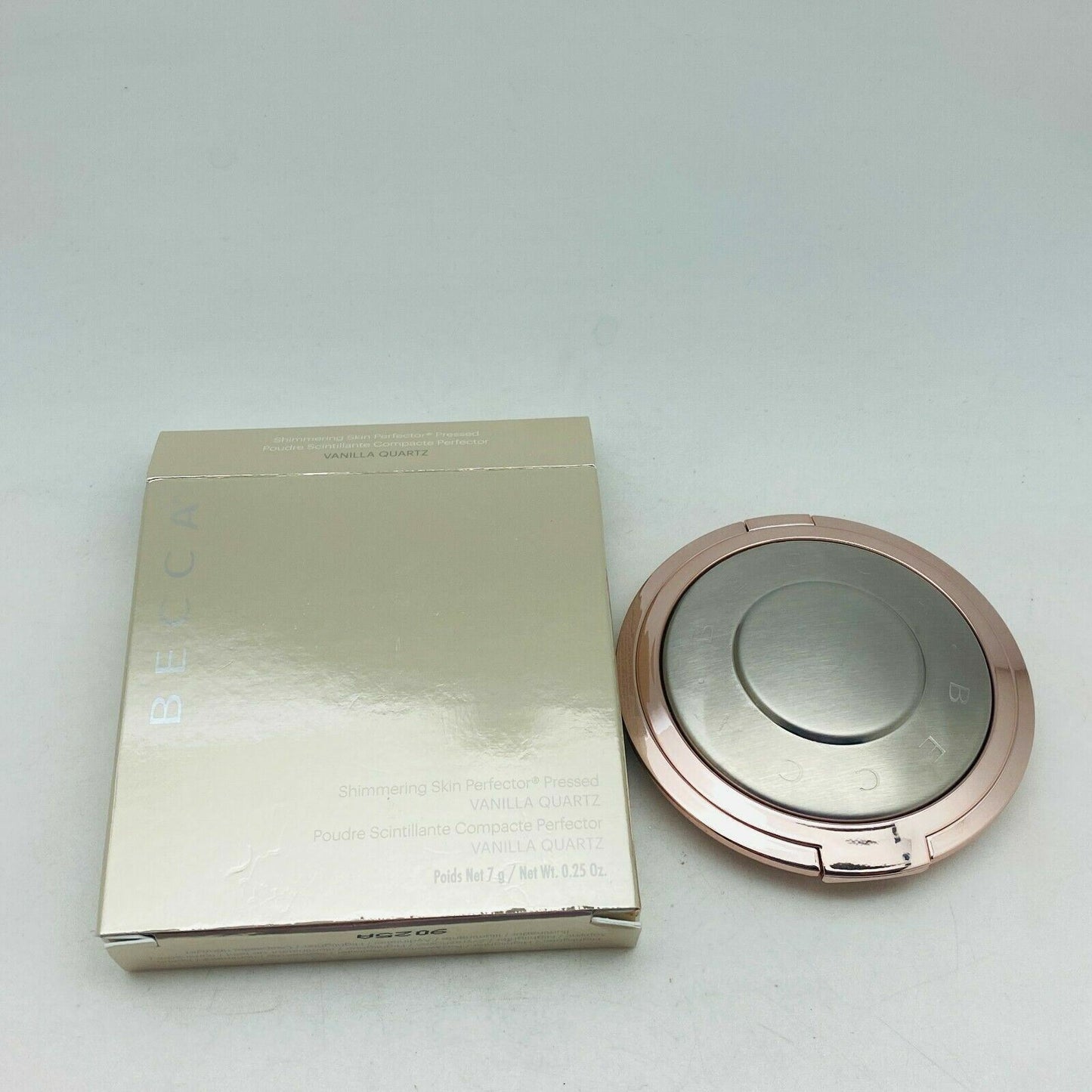 Becca Shimmering Skin Perfector Pressed Powder ~ Vanilla Quartz ~ 0.25 oz - NIB