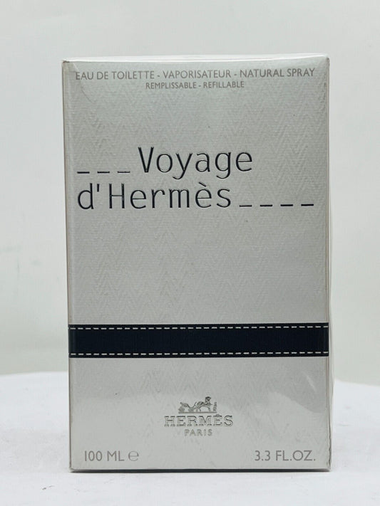 Voyage D'Hermes Cologne by Hermes 3.3 oz / 100ml EDT Refillable Spray NIB