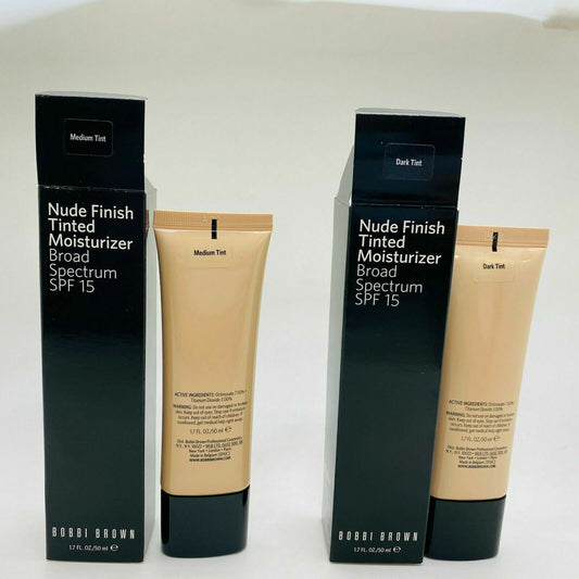 Bobbi Brown Nude Finish Tinted Moisturizer - 1.7oz/50ml - (choose shade) - NIB