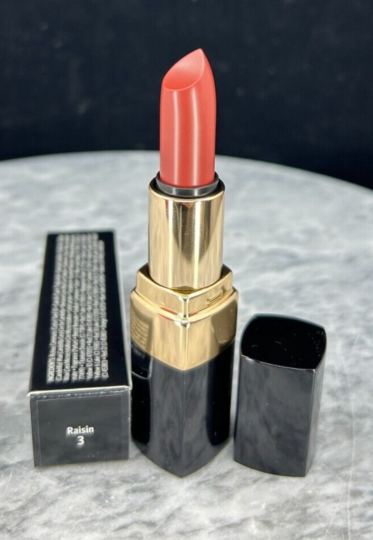 Bobbi Brown Lip Color Lipstick Creamy Semi-Matte #RAISIN 3 - 0.12oz  - NIB