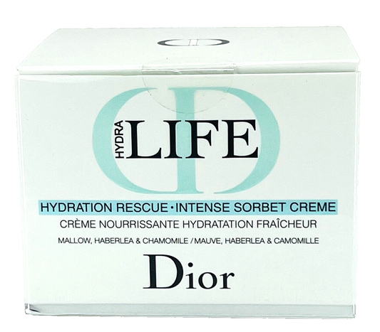 Christian Dior Hydra Life Hydration Rescue Intense Sorbet Creme -50ml/1.7oz -NIB