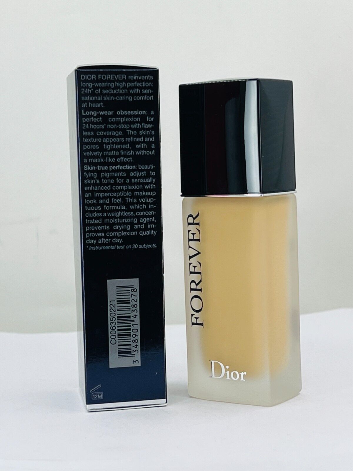 Dior Forever Foundation -2W0 - 1 fl oz / 30 ml SPF 35 (NIB)