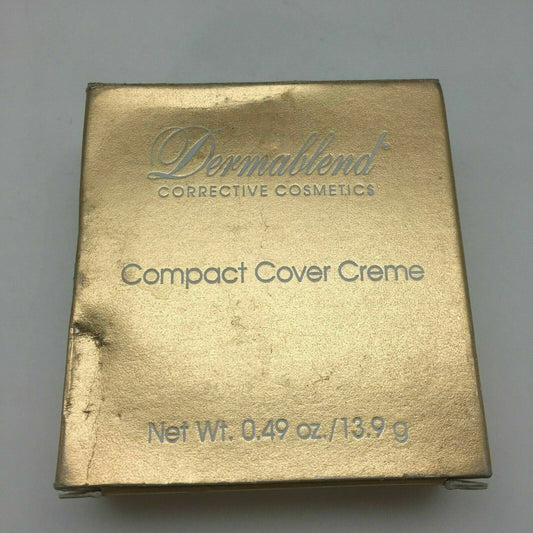 DERMABLEND CORRECTIVE COSMETICS COMPACT COVER CREME ~0.49OZ ~RARE~~~HONEY BEIGE