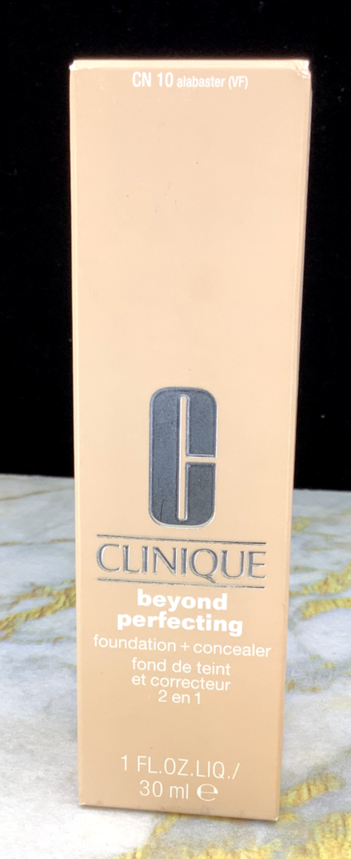 CLINIQUE BEYOND PERFECTING FOUNDATION + CONCEALER 2 EN1 CN10 ALABASTER(VF) 1 oz