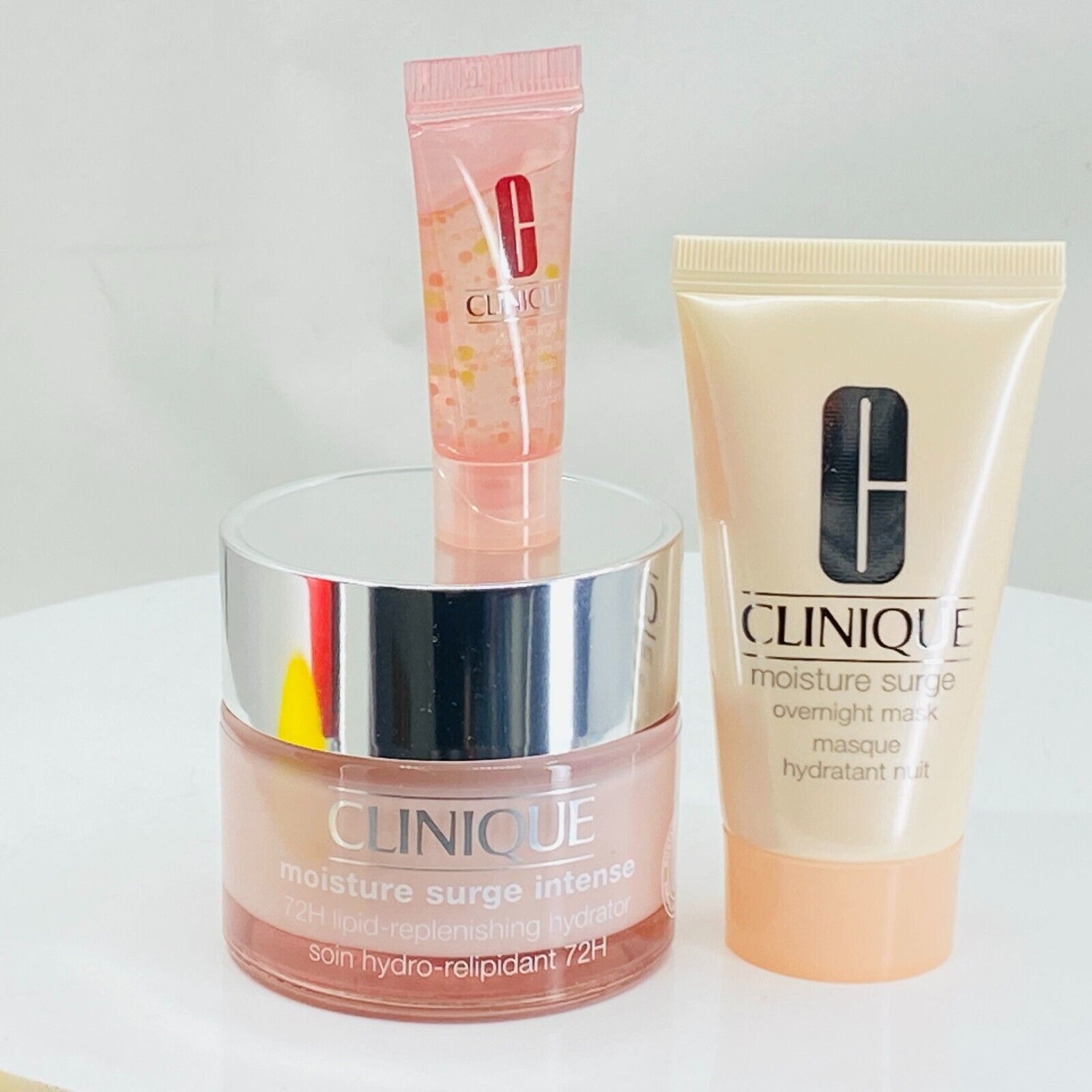 Clinique Hydrate & Glow 3 pcs set hydrator mask eye filler  - NIB