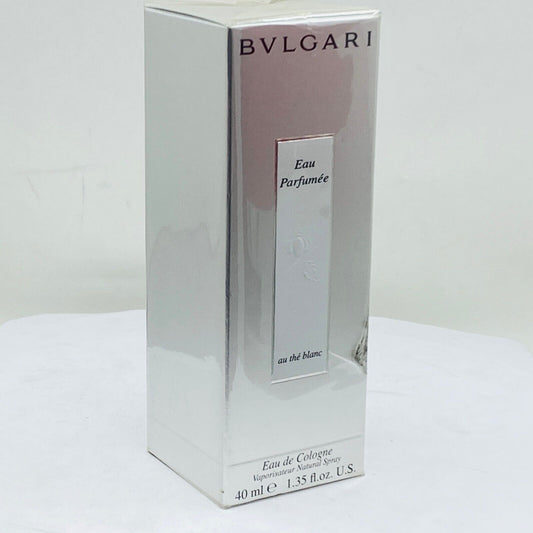 BVLGARI Eau Parfumée Au Thé Blanc Cologne Spray 1.35oz Original Formulation NEW