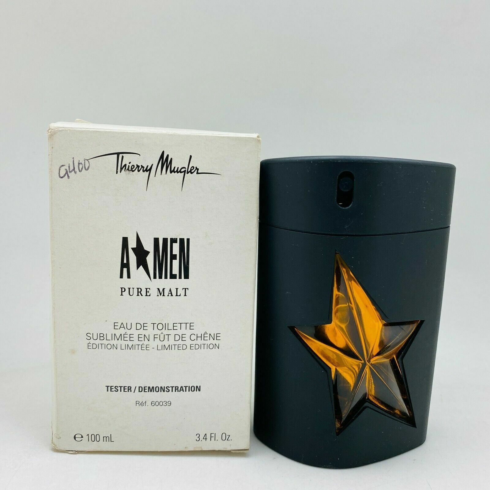 Angel Men PURE MALT Thierry MUGLER EDT For Men Spray -3.4oz /100 ml DISCONTINUED