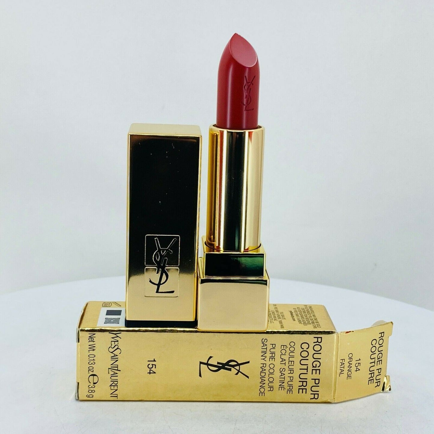 Yves Saint Laurent Rouge Pur Couture Satiny Radiance  #154 -  0.13oz - NIB