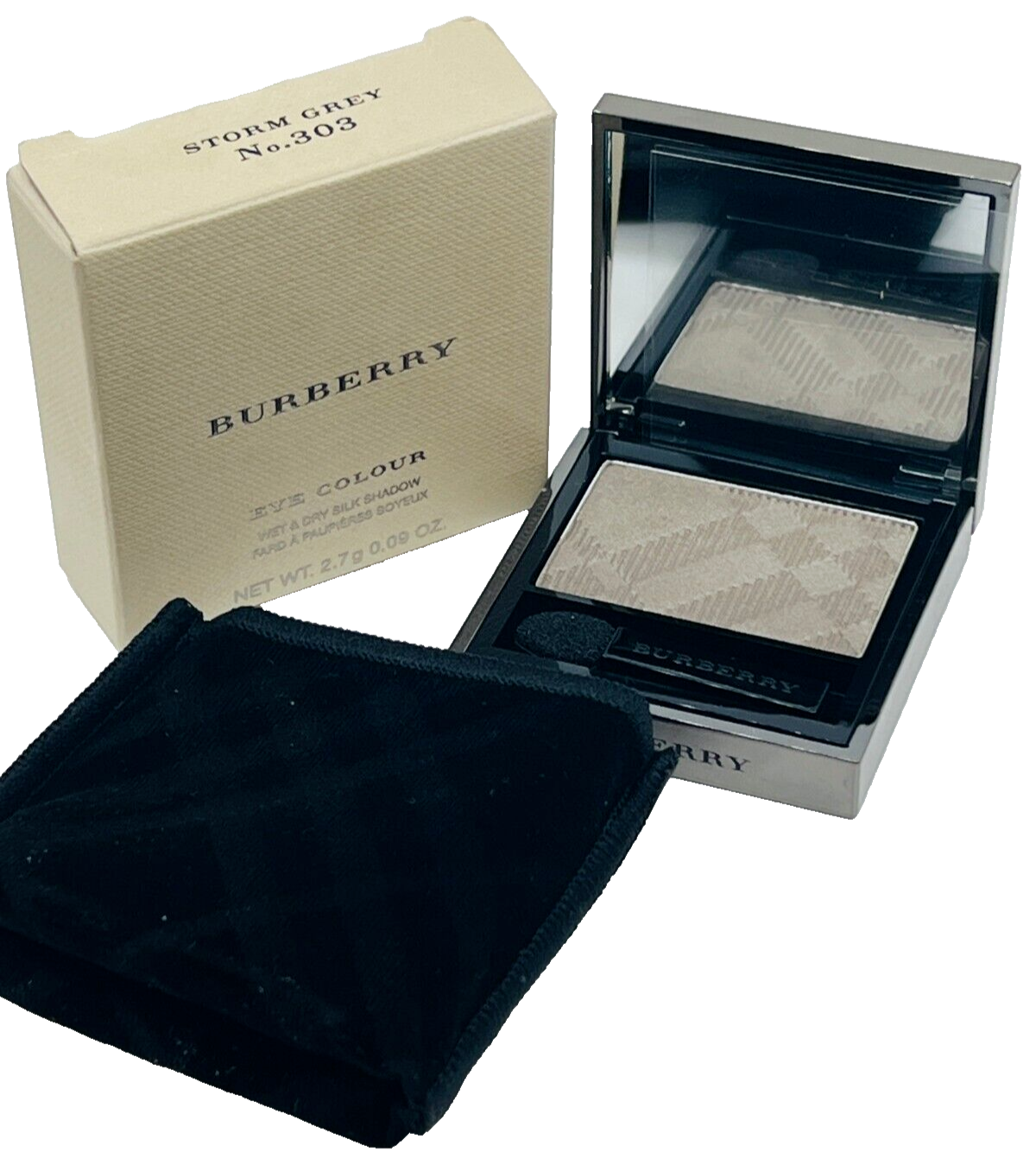 Burberry Eye Colour Wet & Dry Silk Shadow Storm grey-0.09oz(NIB)