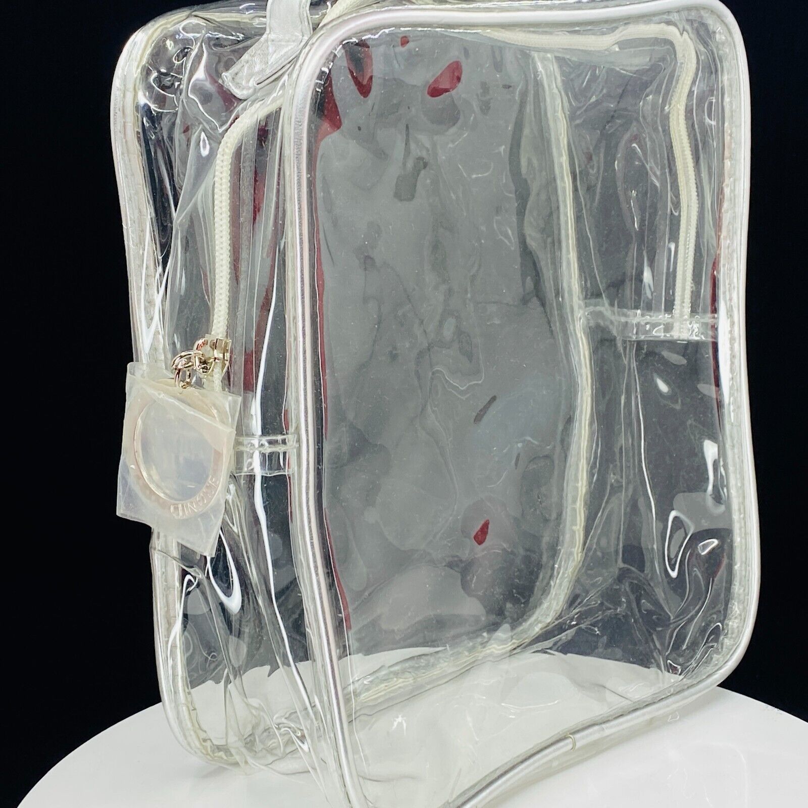 CLINIQUE TRANSPARENT TRAIN CASE/BAG