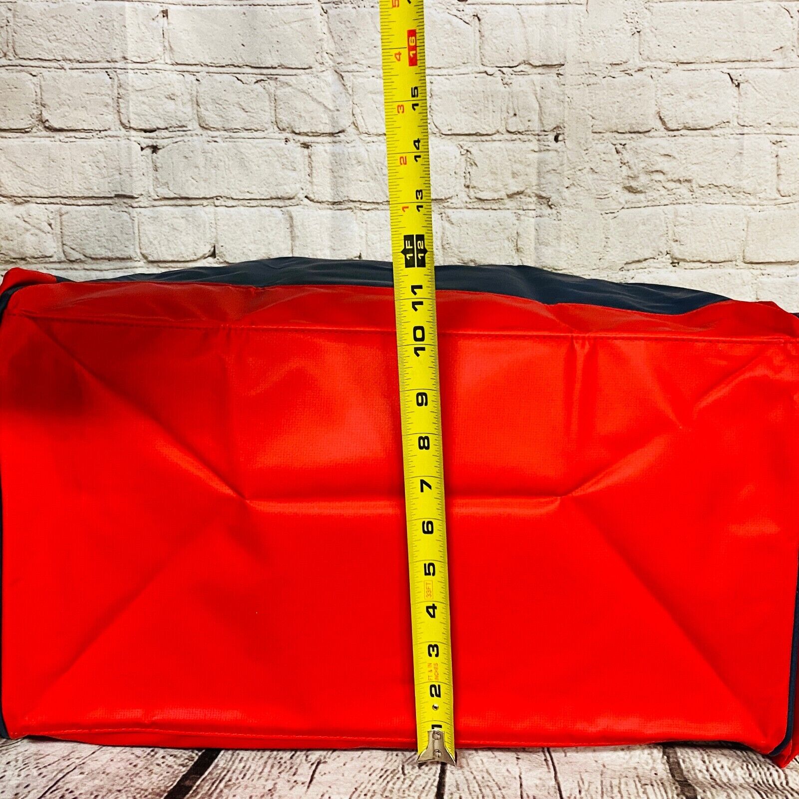 Vintage 90s Tommy Hilfiger Weekender Large Duffle Gym Travel Bag Flag - NEW