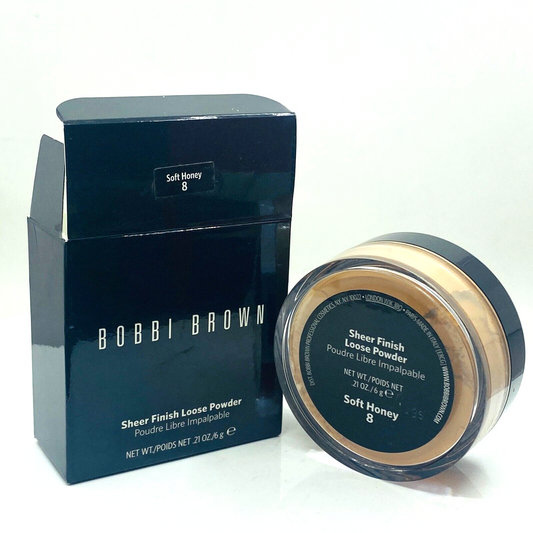 Bobbi Brown Sheer Finish Loose Powder #soft honey - 0.21oz - NEW IN BOX 