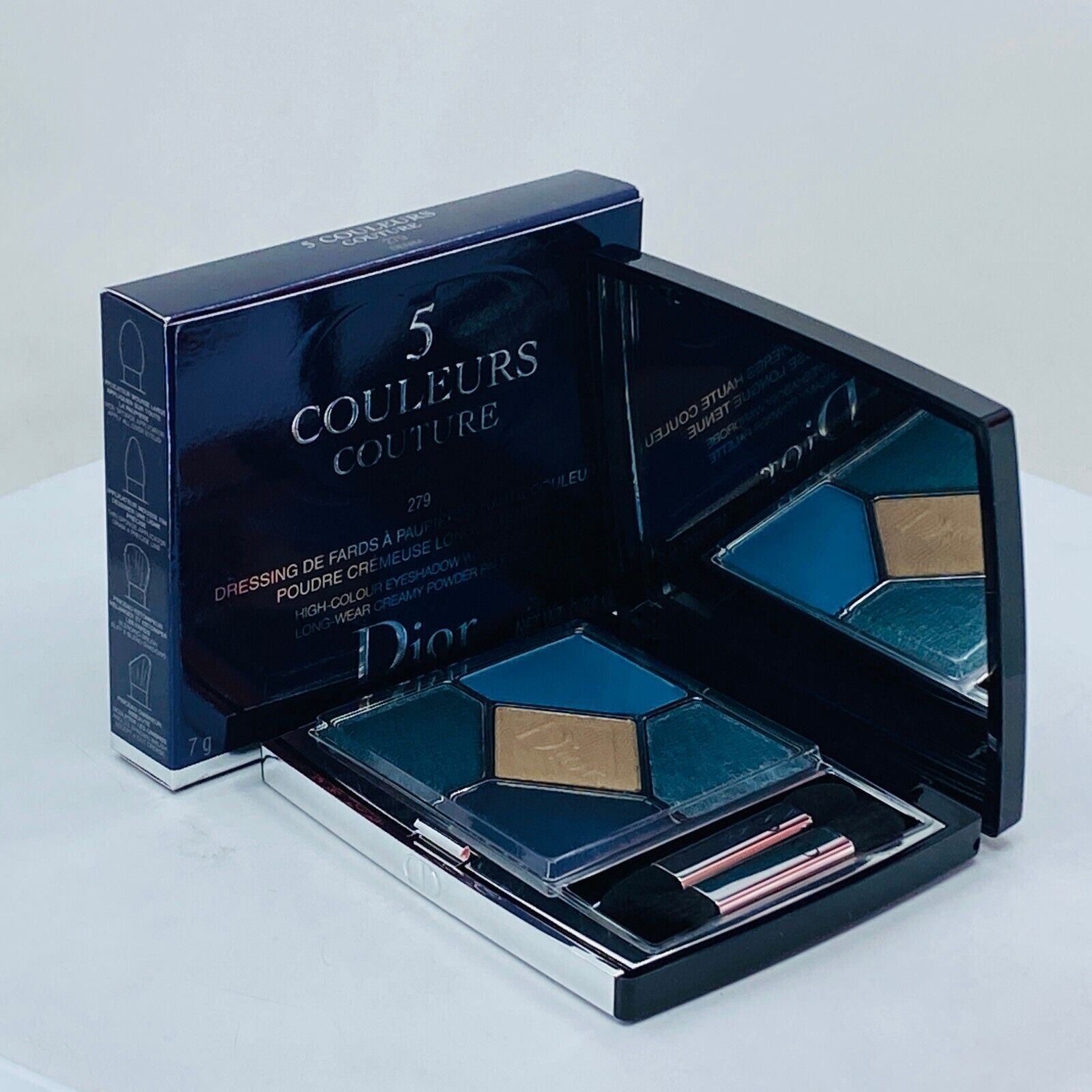 Christian Dior 5 Couleurs Couture Creamy Palette #279 Denim 0.24 oz *Check DESCR