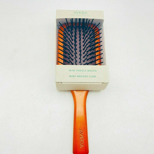 Aveda Wooden Mini - Paddle Brush Scalp Massaging Detangling Comb, NEW !!!