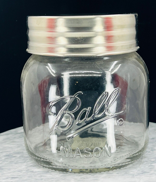 Ball Wide Mouth Clear 1/2 Gallon 64oz Mason Canning Jar- (NEW)-DISPLAY PIECE