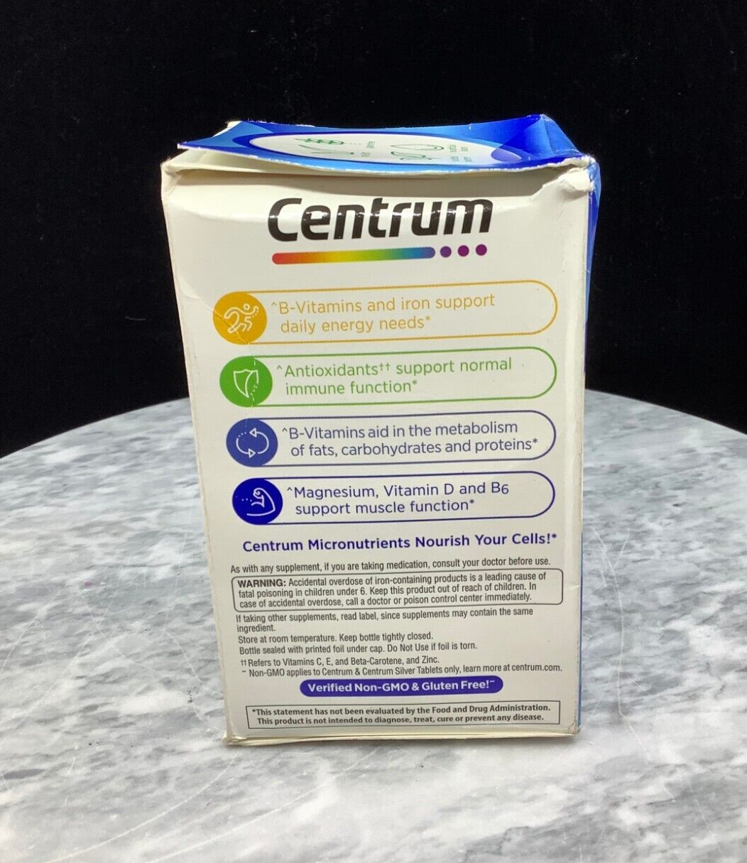 CENTRUM MEN SUPPORTS ENERGY, IMMUNITY, METABOLISM + MUSCLE FUNCTION 120 TABLETS