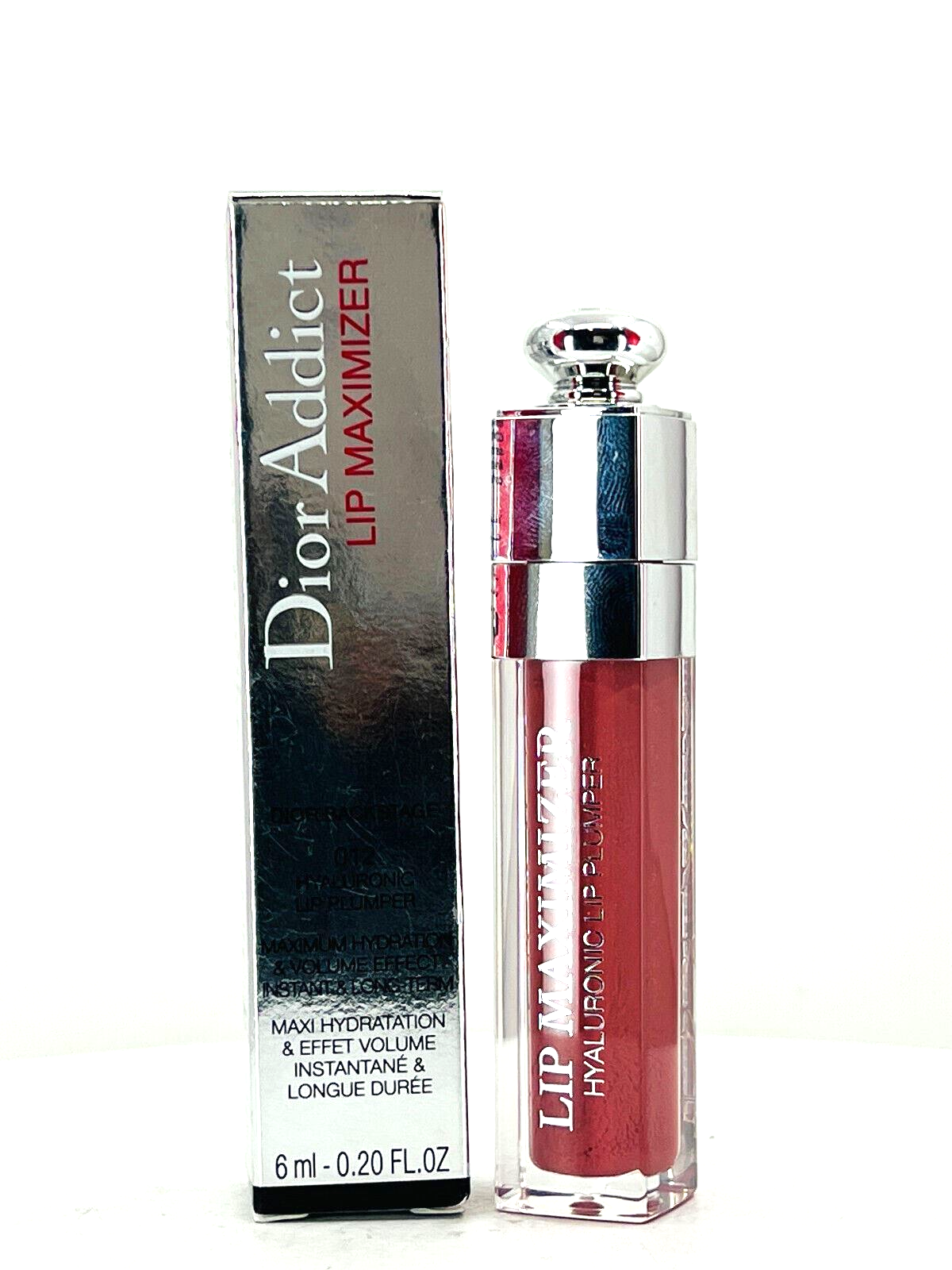 DIOR ADDICT LIP MAXIMIZER HYALURONIC LIP PLUMPER #012 ROSEWOOD - 0.20fl oz - NIB