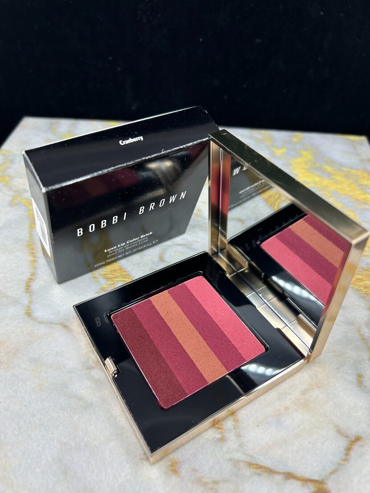 BOBBI BROWN LUXE LIP COLOR BRICK #CRANBERRY CRUSH COLLECTION - NIB