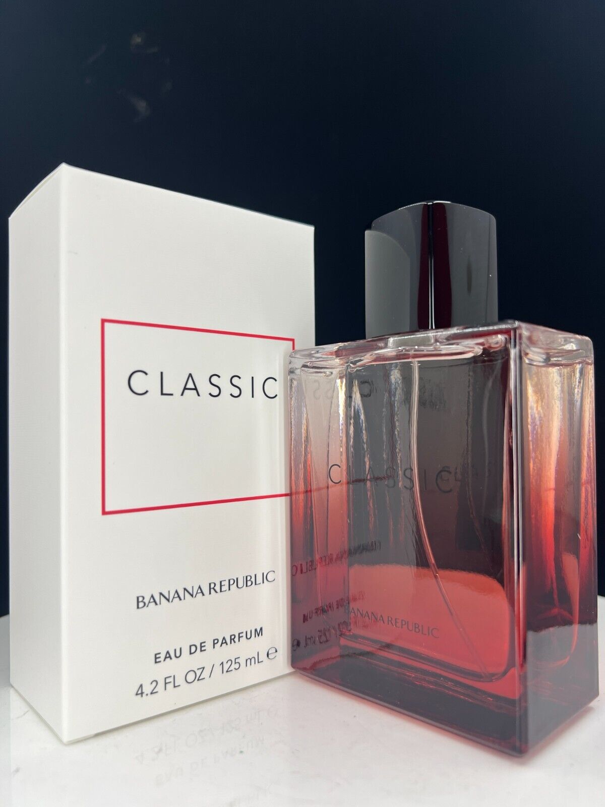 BANANA REPUBLIC CLASSIC RED MEN EAU DE PARFUM SPRAY - 4.2fl oz/125mL  - NIB