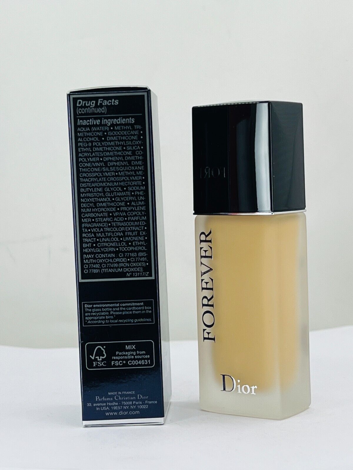 Dior Forever Foundation -2W0 - 1 fl oz / 30 ml SPF 35 (NIB)