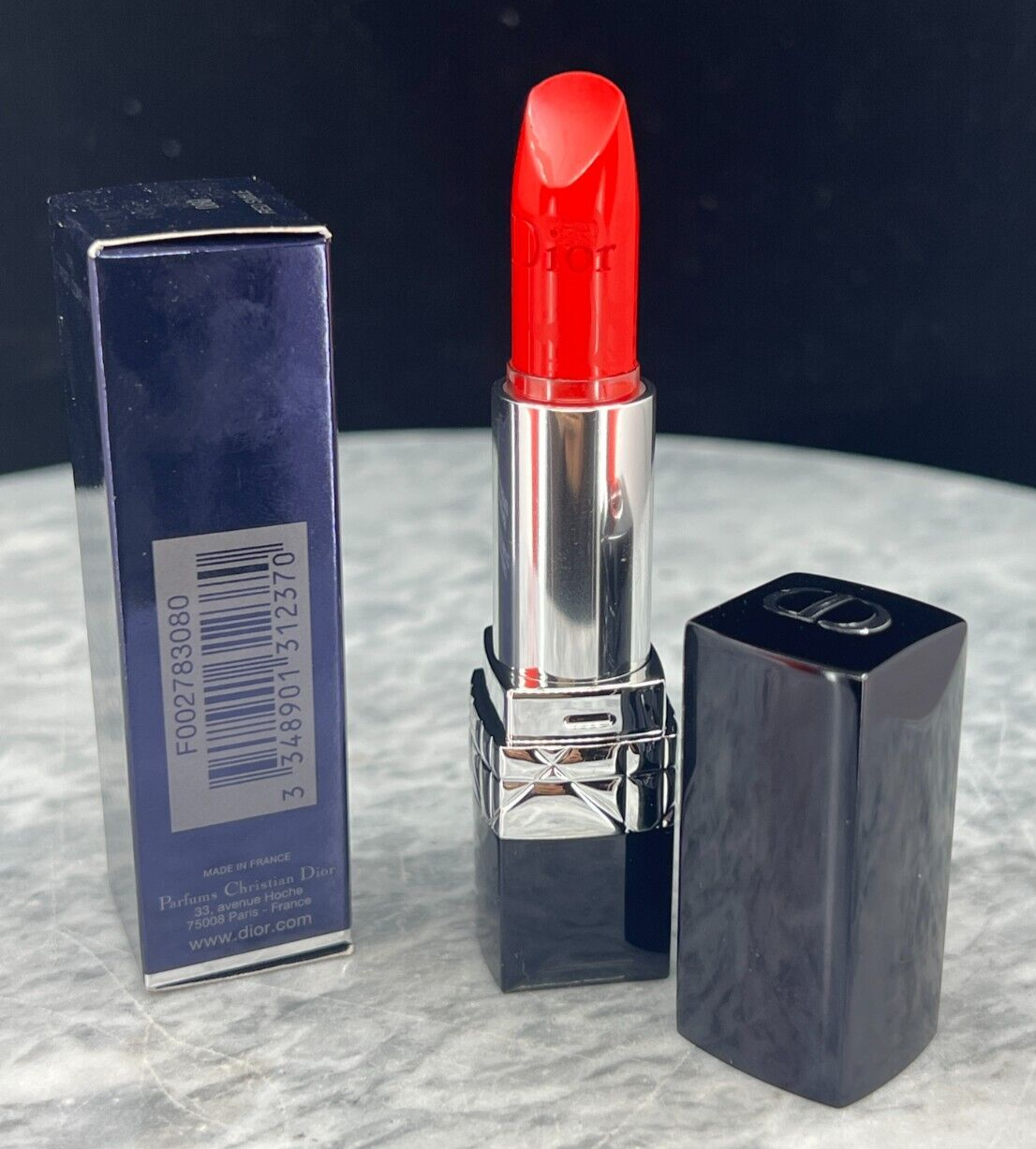 Dior Rouge Couture Colour Lipstick #080 Red Smile -0.12oz (NIB)