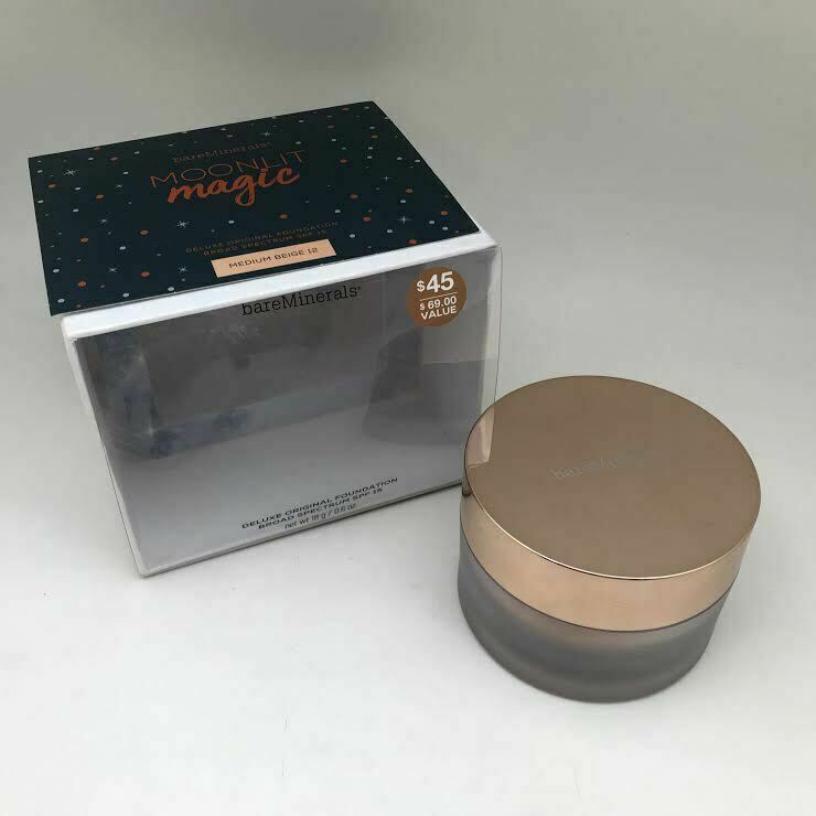 BAREMINERALS Moonlit Magic Deluxe Original Foundation 18g/0.6oz CHOOSE SHADE NEW