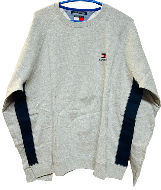 Vintage 90’s Tommy Hilfiger Crewneck Pullover Sweat SHIRT Gray #XL - NEW